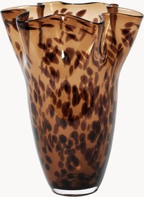 Mondgeblazen glazen vaas Liva, H 32 cm