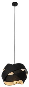 Moderne hanglamp zwart - Cloth