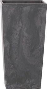 Prosperplast Urbi Square Hoge Plantenbak XXL - Beton Effect Antraciet - 75 cm hoog