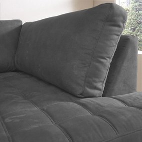 Stoere Bank Met Longchair Hoek Rechts Antraciet