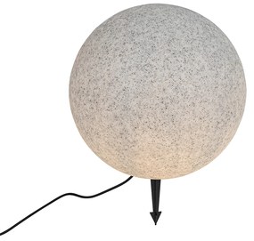 Moderne buitenlamp grijs 45 cm IP65 - Nura