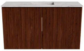 Mondiaz Joya DLux 70cm toiletmeubel ruby met wastafel faye midden zonder kraangat glace