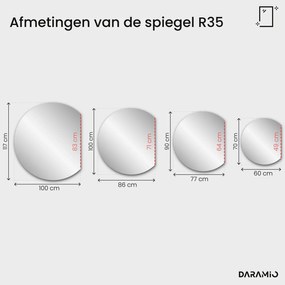 Bronzen spiegel – Pure Collection R35