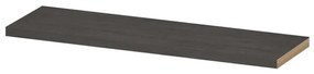 INK 35d wandplank - 120x35x3.5cm - voorzijde afgekant - tbv nis - MFC Oergrijs 1258811