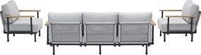 Garden Impressions Emmely loungeset 4-delig - valley sand