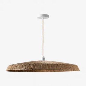 Velcko Hanglamp Van Raffia Natuurlijk - Sklum