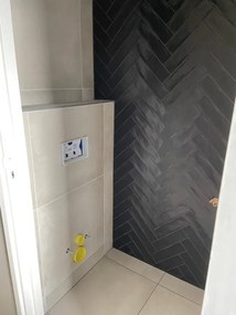 Wandtegel 7.5x30 Cm Cifre Colonial Black Mate