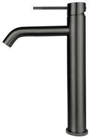 Best Design Moya wastafelkraan gebogen verhoogd gunmetal verouderd ijzer