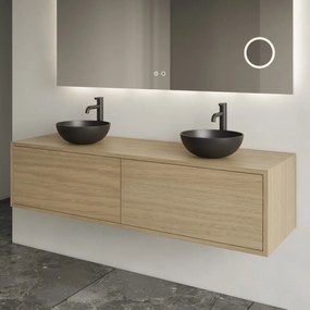 Gliss Design Joa badmeubel met 2 lades 160cm corn silk