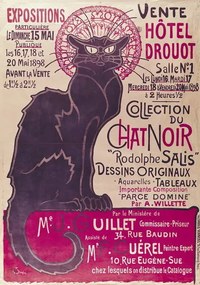 Theophile Alexandre Steinlen - Kunstdruk 'Collection du Chat Noir', (26.7 x 40 cm)