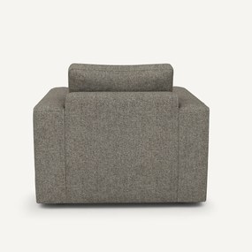 Fauteuil in tweed, Skander