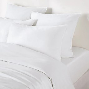 Effen hoeslaken in gewassen katoen, omslag 30 cm, Scenario