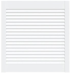 vidaXL Louvredeur 61,5x59,4 cm massief grenenhout wit