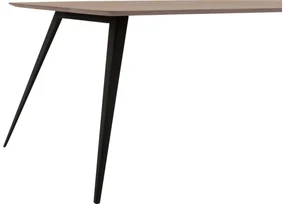 Goossens Excellent Eettafel Floyd, Semi rechthoekig 220 x 100 cm