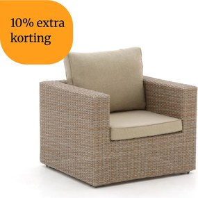 + 10% kassakorting | Lounge tuinstoel | Intenso Carpino | Wicker (vlechtwerk) | Taupe | Kees Smit Tuinmeubelen