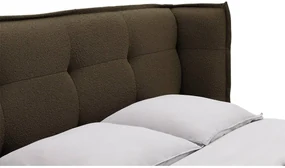Goossens Gestoffeerd Bedframe Canon, 140 x 200 cm met storage, met 2x lattenbodem