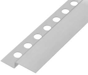 Douchebak profiel 130cm BRUSH NICKEL