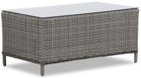 Stoel en Bank Loungeset 4 personen Wicker Grijs  Garden Collections New Castle