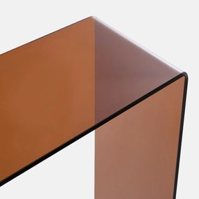 Wandtafel van gerookt gehard glas, Joan