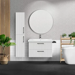 SaniGoods Rangi badkamermeubel 65cm met 2 lades wit
