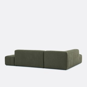 Hoekslaapbank links, fijne badstof, FANO