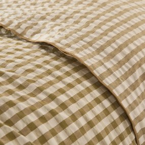 Dekbedovertrek seersucker katoen Cottage absinthe