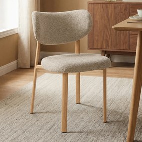 Houten Poten Eetkamerstoel Naturel