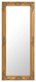 vidaXL Wandspiegel barok stijl 50x120 cm goudkleurig