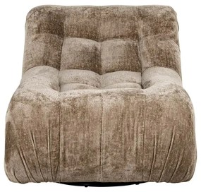 Richmond Interiors Rosy Fauteuil Draaibaar Taupe Chenille Stof