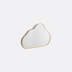 Spiegel, wolk model, in messing, Uyova