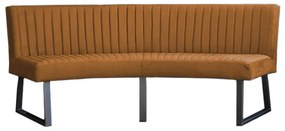 Eetkamerbank - Hengelo - stof Element bruin 07 - geschikt voor ovale tafel 200 cm