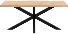 Goossens Eettafel Blade, Boomstamblad 180 x 90 cm 5 cm dik