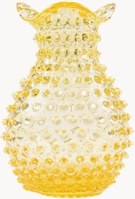 Mondgeblazen vaas Blonde Hobnail, H 21 cm