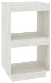 vidaXL Boekenkast 40x35x71 cm massief grenenhout wit