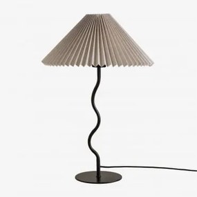 Siliema ijzeren tafellamp Zwart - Sklum