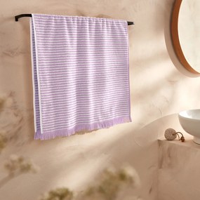Gestreepte handdoek in badstof Malo 500 g/m2