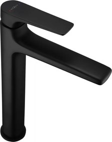 Mexen Lynx hoge wastafelkraan, zwart - 745910-70