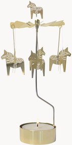 Kerst waxinelichthouder Dalahorse, draaibaar