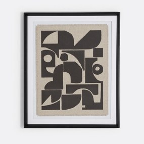 Kader met linnen motief 50 x 60 cm, Albio