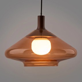 Hanglamp van gekleurd glas, diameter 37,8 cm, SOREL