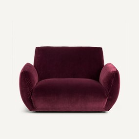 Fauteuil in fluweel, Spogano