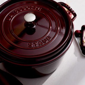 Staub La Cocotte Cocotte 28 cm / 6,75 l, Rond, Grenadine rood - La Cocotte - Staub
