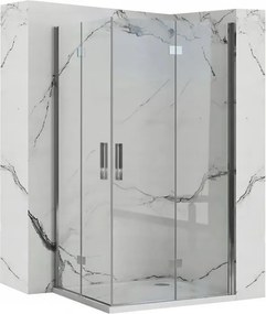 Kabina prysznicowa Rea Molier Chrome Double 80x90