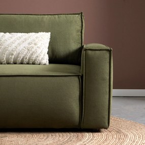 Groene Slaapbank Chaise Longue Links