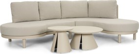 Loungeset tuin 5 personen Rope Zand/Beige  Santika Furniture Santika