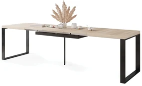 AVARI Sonoma eiken - LOFT TAFEL VOOR WOONKAMER/EETKAMER UITKLAPBAAR TOT 290 cm!