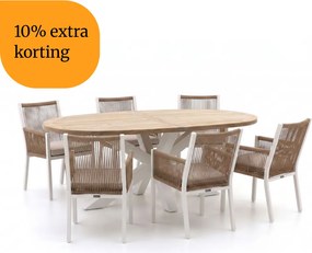 + 10% kassakorting | Diningset Manifesto | 6 personen | Tuinset teakhout | 7-delig | Kees Smit Tuinmeubelen