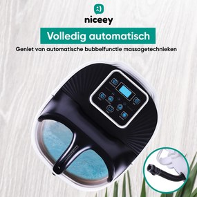 Niceey Massage Voetenbad XL - Zwart