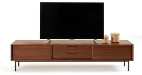 TV-meubel met opberging in notenhout, Noyeto