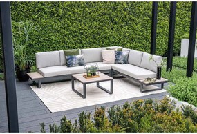 Garden Impressions Diego loungeset 4-delig - donker grijs
